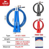 Gambar Speeds Lompat Tali Jump Rope Tali Panjang Olahraga Senam Aman Ringan 021-1604 - 1601 B HITAM dari Speedsindonesia Kota Surabaya 2 Tokopedia