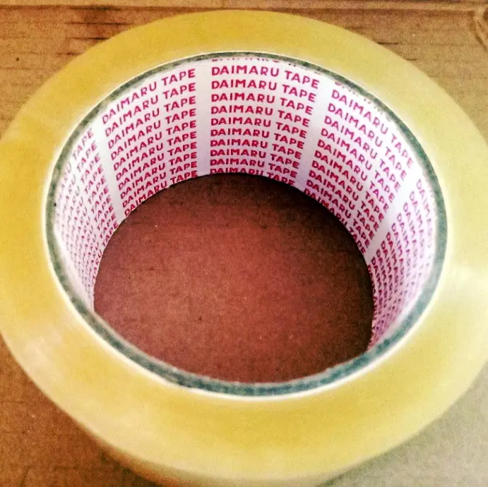 Lakban Daimaru Tape Bening 2 inch (90 yard)  Per Pcs 0