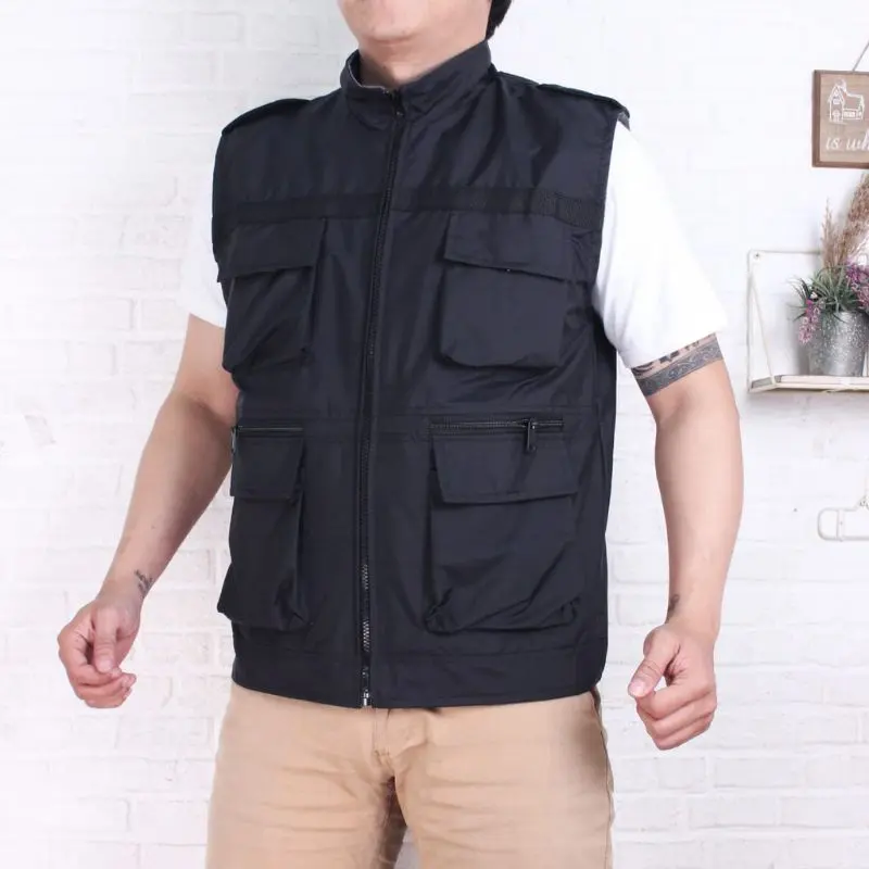 ROMPI PRIA POLOS HITAM KEREN MURAH TERBAIK V-Neck Casual Motor