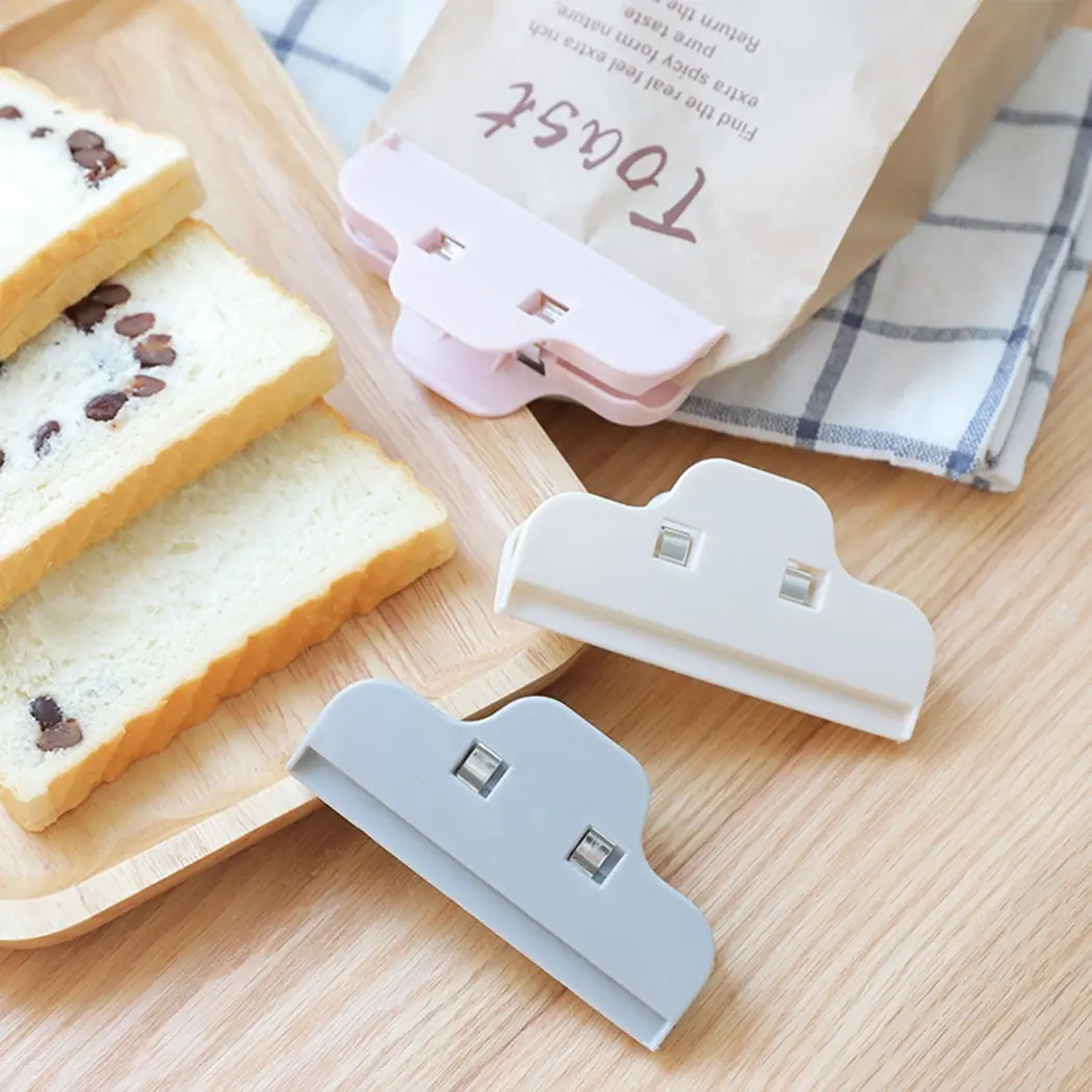 Kẹp Niêm Phong Lưu Trữ Đồ Ăn Nhẹ Thực Phẩm, Cho Túi Nhà Bếp, Người Giữ Hồ Sơ Văn Phòng, Dụng Cụ Niêm Phong, Phụ Kiện Nhà Bếp, Dụng Cụ Kẹp Đóng Túi Thực Phẩm