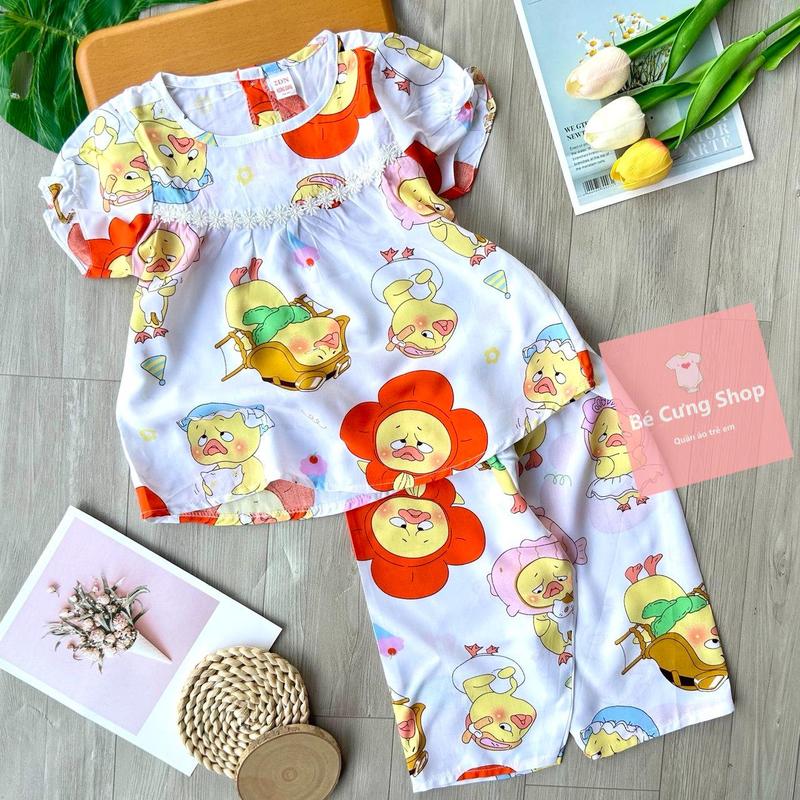  Bé Cưng Shop COMBO 3 Bộ Quần Áo Tole Tay Ngắn Quần Dài Cho Bé Gái 5-50kg Chất Vải Mềm Mịn Mát An Toàn Xuất Xứ Việt Nam Giao Màu Ngẫu Nhiên 