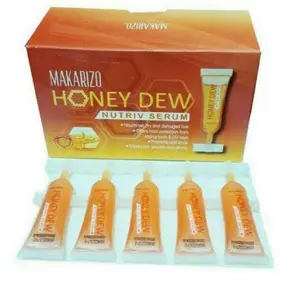 Makarizo Honey Dew Nutriv Serum 5 X 5 Ml ( 1 Strip Tanpa Dus ) Perawatan Vitamin Treatment 1Pc