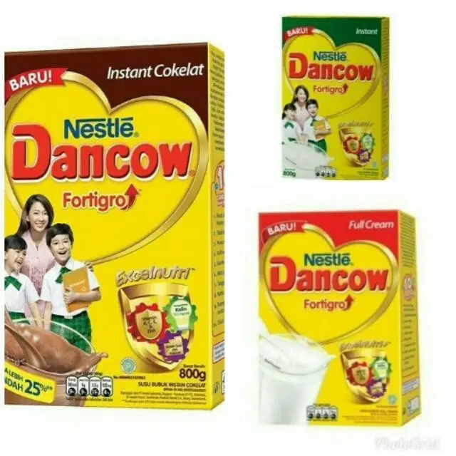 Susu Dancow Fortigro Full cream/dancow instant / instant coklat