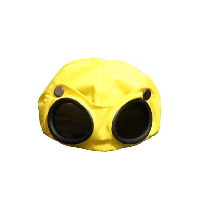 Topi Baseball kacamata hand made topi pria topi wanita topi golf GOGGLE CAP Topi Bisbol mendunia polos hitam webbing random 6