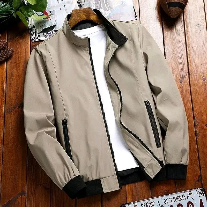 jaket pria bahan taslan import