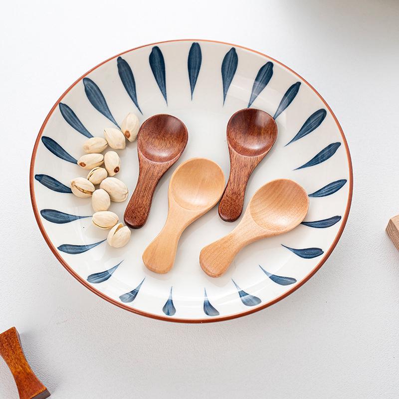  Muỗng thìa gỗ cỡ nhỏ múc gia vị _CỰC XINH_Hàng xuất Nhật 