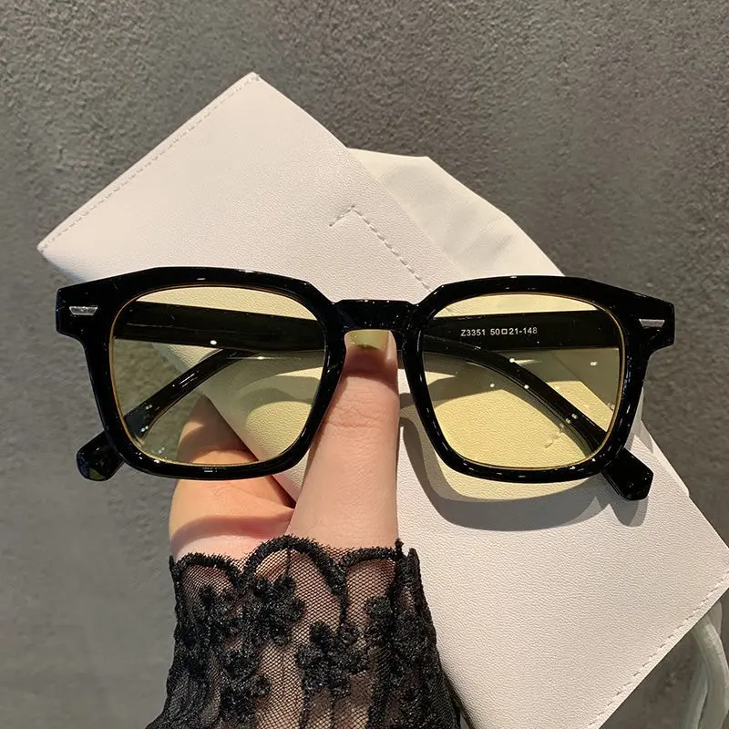 PL-WW007 Kacamata Wanita Pria Optik Anti Sunglass Dengan Fashion Sunglasses Kacamata Hitam Black Blue Eyewear 2