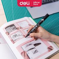 Gambar Deli Spidol Permanen Permanent Marker EU10020 - Hitam - EU10020 dari Margonopaper Kota Semarang 3 Tokopedia