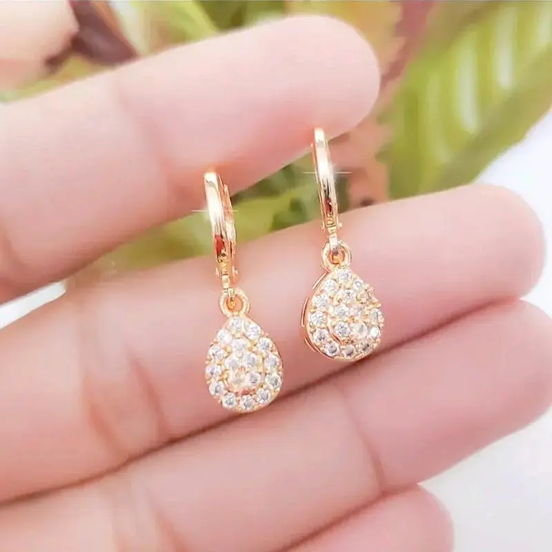 ANTING JEPIT TITANIUM MOTIF OVAL GOLD TERBARU ANTI KARATGold 0