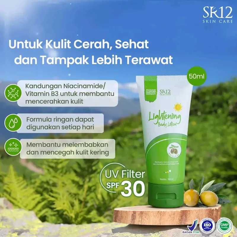 SR12 Lightening Body Lotion 100ml / Anti UV / SPF 30 PA+++ 5