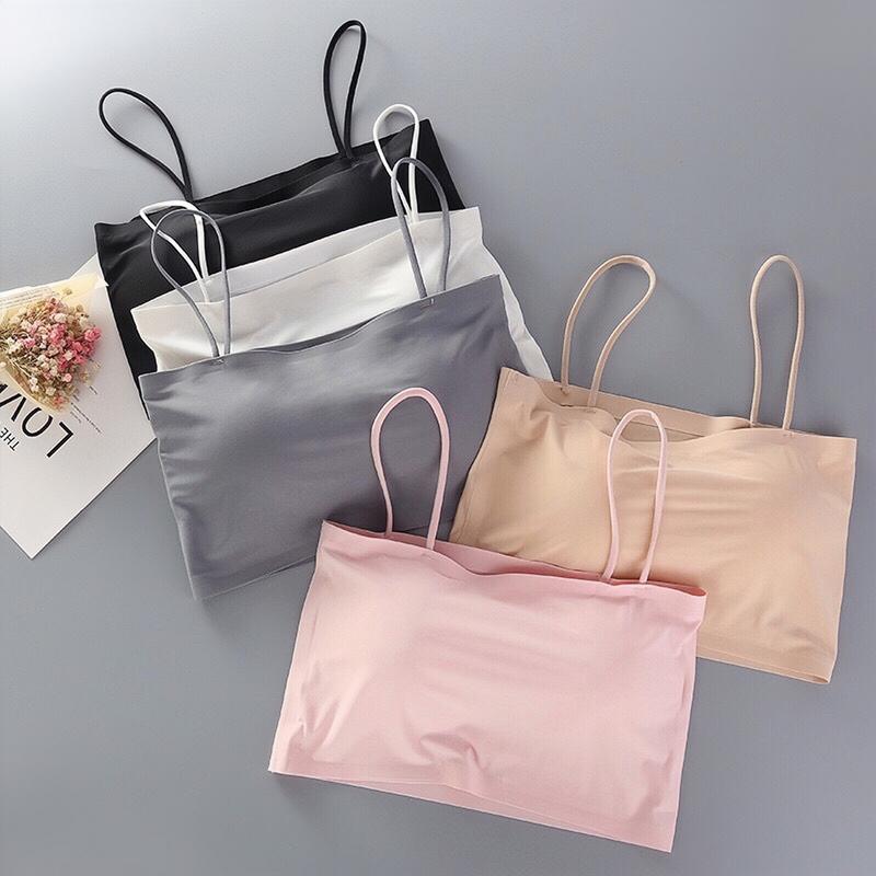 Áo Bra Đúc Su Trơn Quây 2 Dây Q2318 Đệm Mút Mỏng Nhẹ Xốp 40-49kg - THỦY BIKINI