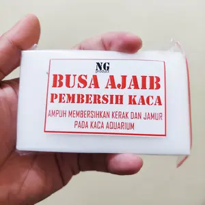 Busa Ajaib Pembersih Kaca Kerak Lumut Jamur Algae Antibakteri Bakteri Aquarium Magic Spon Aquascape Akuarium