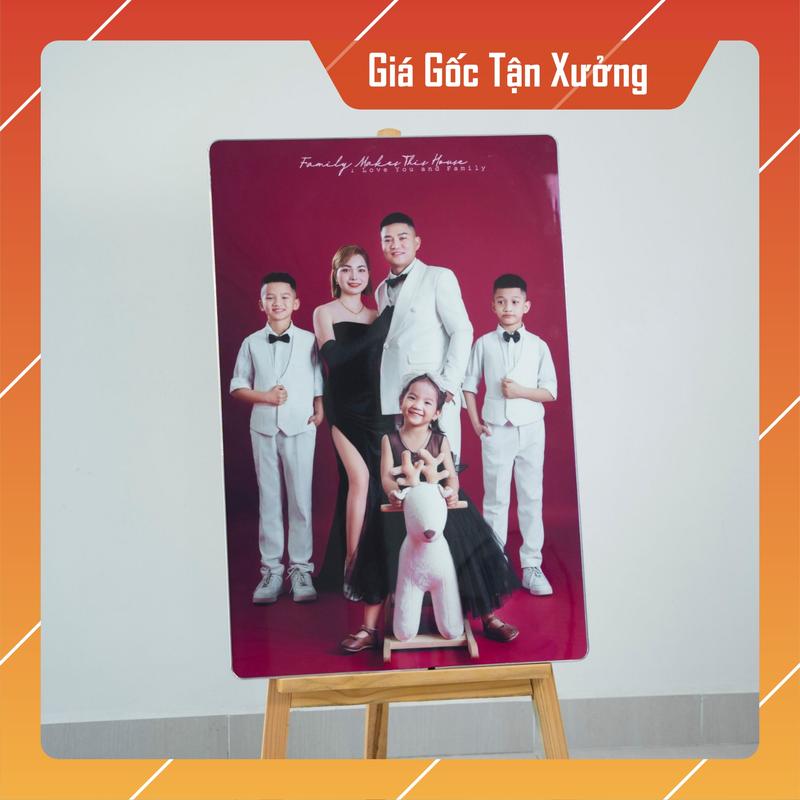 Khung Ảnh Size 60x90cm Tráng Gương 4K -  Bo Viền treo tường - Decor Tranh Ảnh Trang Trí Nhà - Decor Tường Treo Phòng Phòng Khách Đồng Khung Tranh