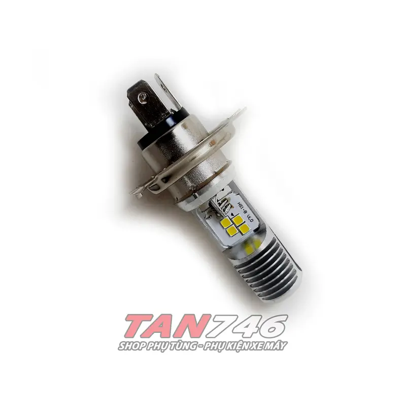 Bóng đèn trước LED H4 3 chân, H6 2 chân, lắp cho Wave, Dr, Rs, Rsx, Ws, Ws110, Fu, Sirius, Novuo, và nhiều dòng xe khác. 5