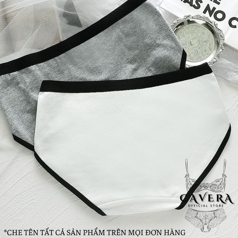 Quần lót nữ Cotton cạp vừa đáy may kháng khuẩn siu thoáng siu xinh Cavera L3278 Women Voi 6