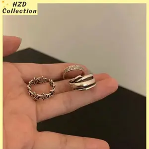 Cincin Angka Romawi Set Isi 3 Bohemian Fashion Ring Pria Wanita Estetik Korea Aksesoris HZD CC03 Cincin Angka Romawi Set Isi 3 Bohemian Fashion Ring Pria Wanita Estetik Korea Aksesoris HZD CC03