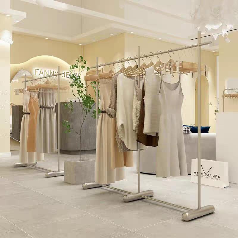 Giá kệ/sào treo quần áo góc T chất liệu inox 304 chống han rỉ chịu lực tốt