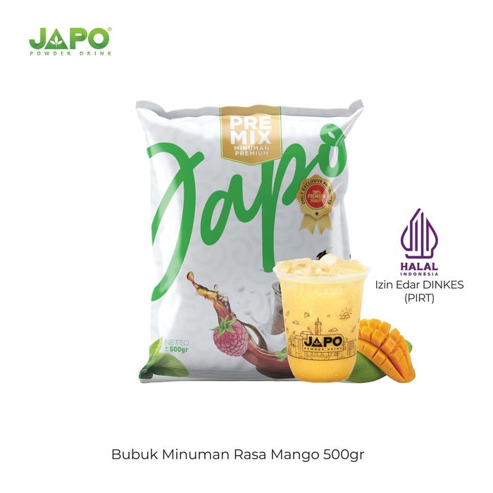Gambar JAPO Bubuk Minuman Mango Mix Gula 500 gr - 500 gr dari Japo Powder Drink Kota Tangerang Selatan Tokopedia