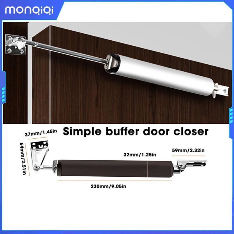 Bộ Đóng Cửa Tự Động Khí Nén 35kg Không Gây Ồn, Có Chốt Chặn Cửa Đứng Yên