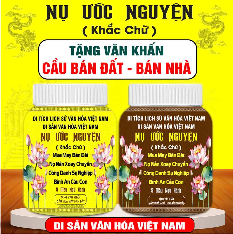 Nụ Ước Nguyện 4 Mặt Khắc chữ tặng kèm văn khấn 5