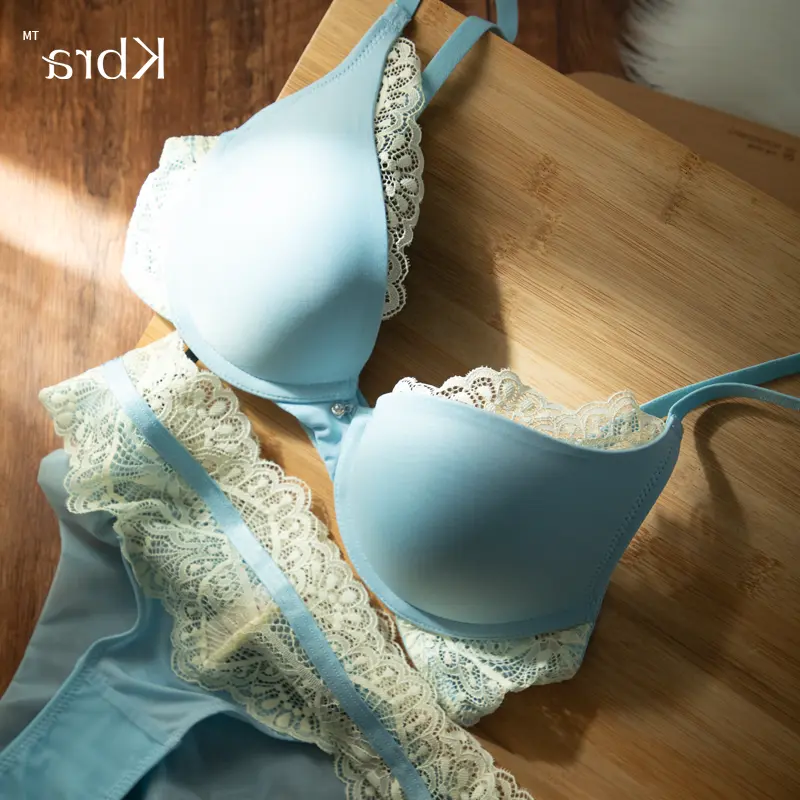 Đồ Lót Viền Ren, Dành Cho Phụ Nữ Với Ngực Nhỏ Đẩy Lên Áo Ngực Gợi Cảm, 32-38AB, Hàng Mới Về