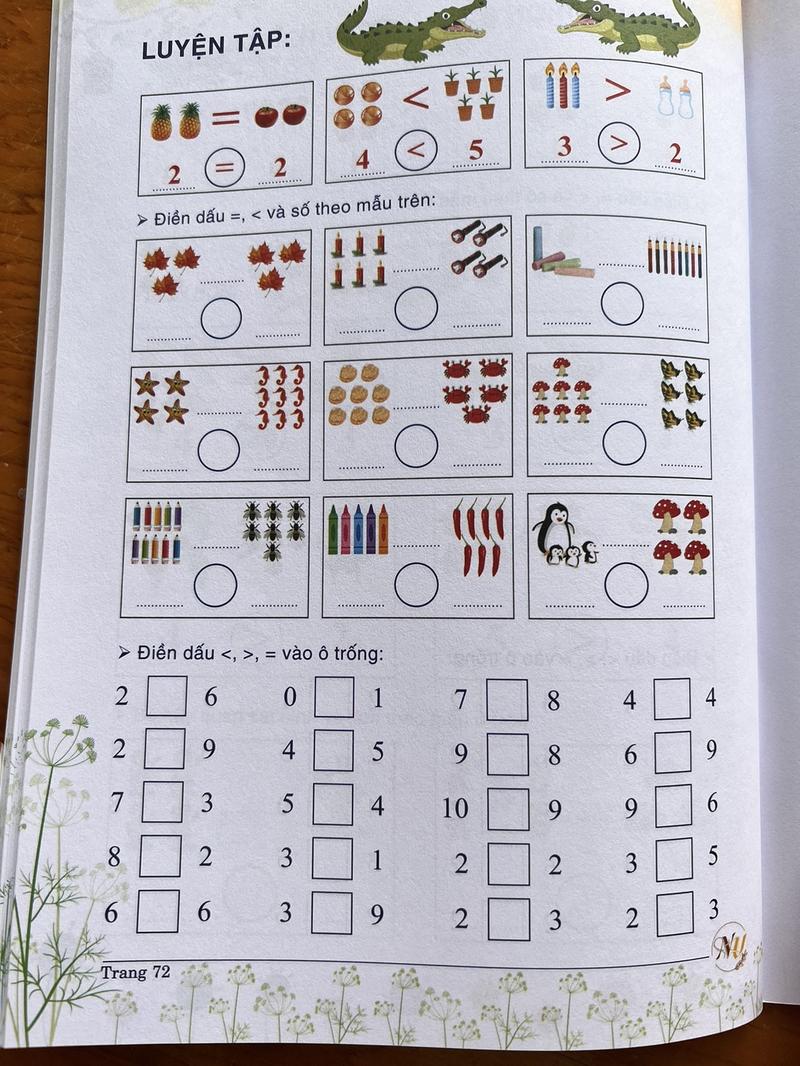 Product Introduction of Vở em tập làm toán 1