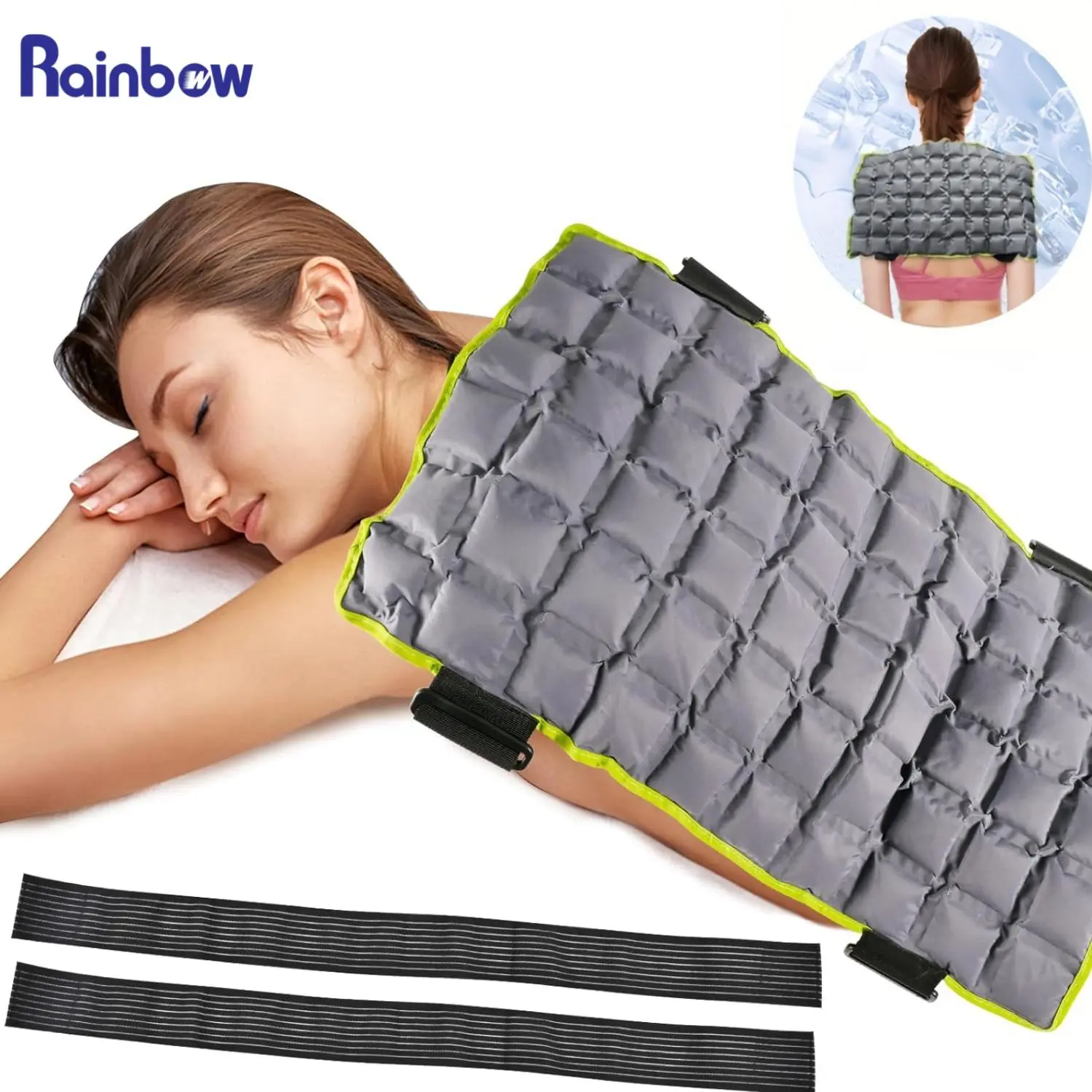 Reusable Ice Pack for Back, 1 Count Large Gel Cold Pack for Full Back, Leg & Shoulder, Cold Compress Tool for Home & Travel