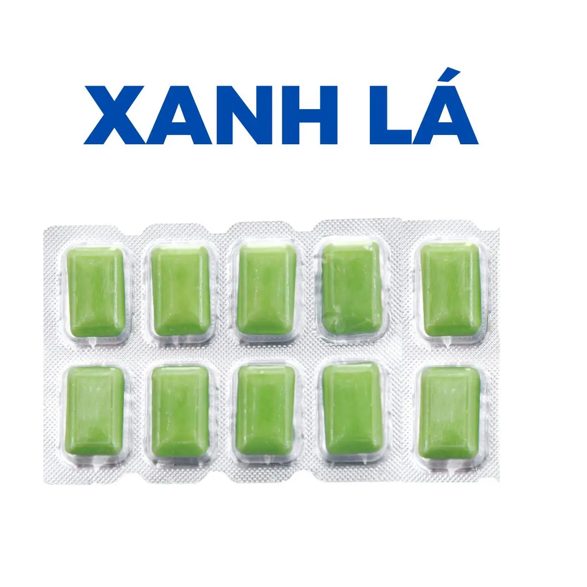 Kẹo gum không đường Lotte Xylitol hương Lime Mint vỈ XANH LÁ