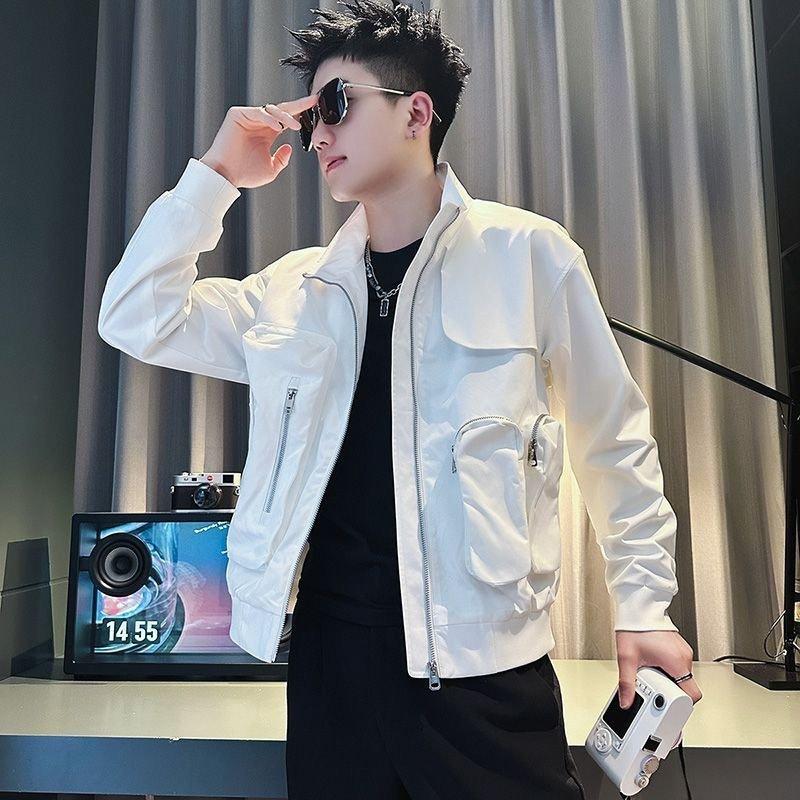 Áo khoác gió túi hộp phong cách Hàn dễ phối đồ GUSSET MEN AG05 6