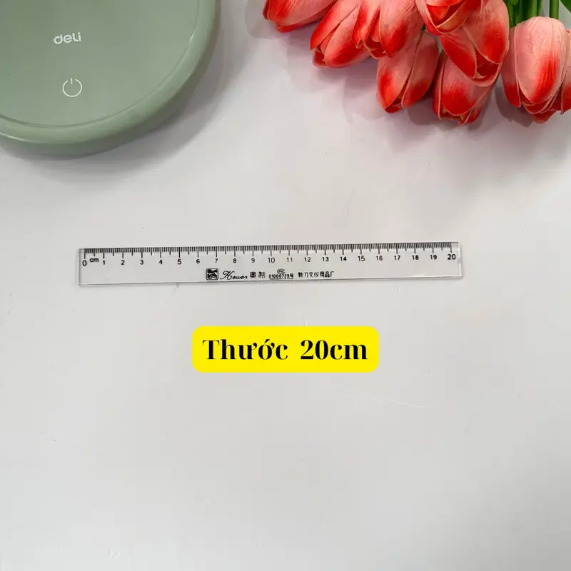 Thước kẻ 20cm - 30 cm Kewen loại Đẹp - Bền - Không Phai Mờ 7