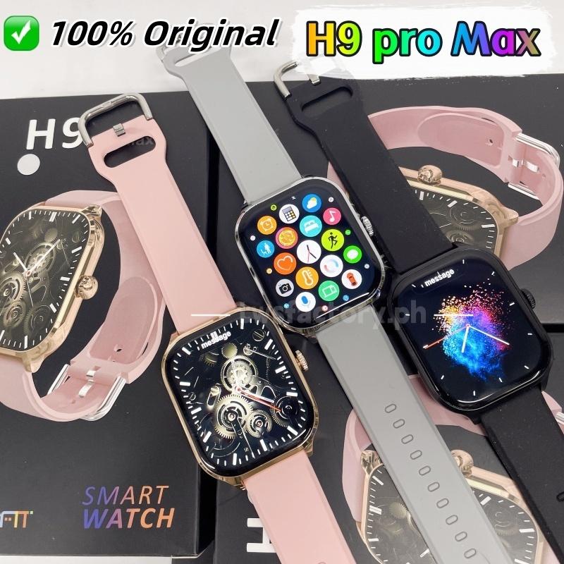 Đồng hồ thông minh Laxasfit H9 Pro Max mới cho nam, màn hình màu 2.01", cảm ứn