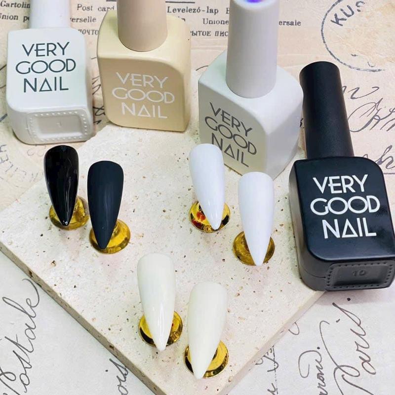 Sơn Verygood lẻ mã màu 58 trắng sữa , Màu đen , màu trắng tinh , hàng chính hãng , dung tích chai sơn 15ml , Chất sơn đặc mượt , dùng trong ngành Sơn Gel móng tay chân nail