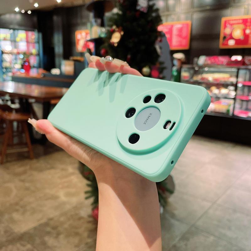 Product Introduction of Suitable for Mate60 Fine Hole Frosted TPU Straight Nova12 Protective Case Huawei Pura70 Silicone Phone Case Cellphone Protector Protection Smartphone 10