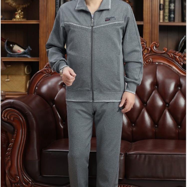 Bộ Quần Áo Nỉ Nam Trung Niên Tặng Bố Chất Dày Dặn Mềm Mịn K Xù  Menswear 4