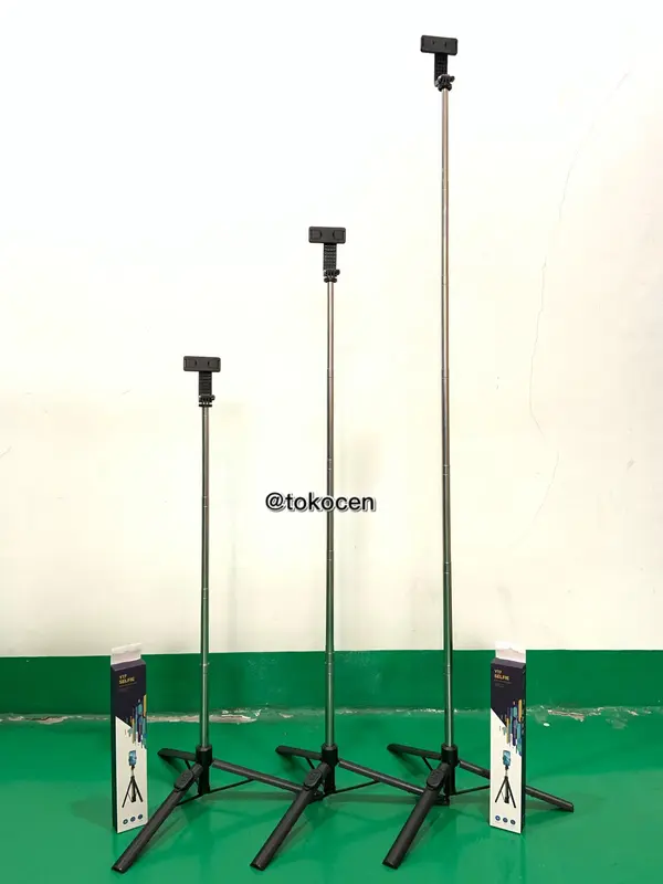 Selfie Stick Tripod Y17 Remote Bluetooth Control 1.7 M Panjang Tongsis 170 CM Kamera Tripod Murah Tripod Bluetooth Tripod Kokoh 3