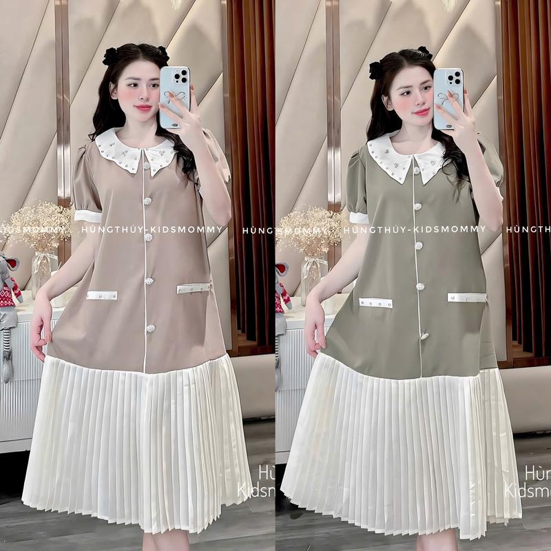Product Introduction of Váy BabyDoll Chân Đuôi Cá Mã V14 - Đầm Bầu Xinh - Váy Bầu Nữ Dress 6