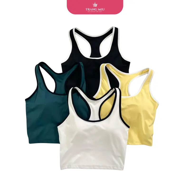 Áo croptop bodyfit July, Áo croptop cao cấp thời trang, Chuyên dụng chyạ bộ, đạp xe, tập gym,...| TRANGMIU Sportwear 1