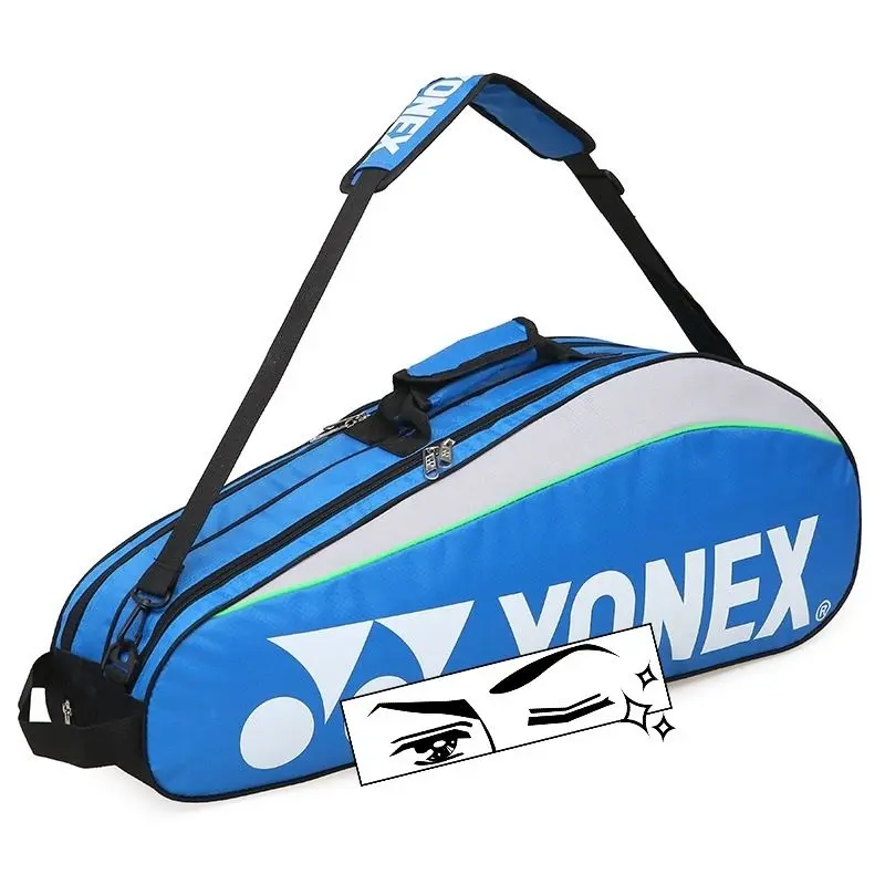 Bao, túi đựng vợt cầu lông 3 ngăn, 1 quai xách cao cấp hoangducsport