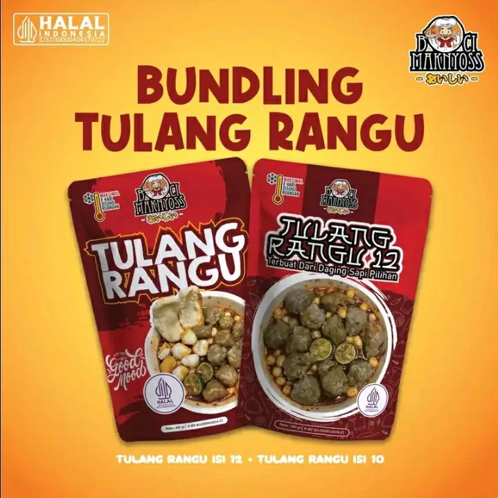 Bundling Duo Boci Tulang Rangu (Bocirat Tulang Rangu isi 12 dan Boci Tulang Rangu isi 10)