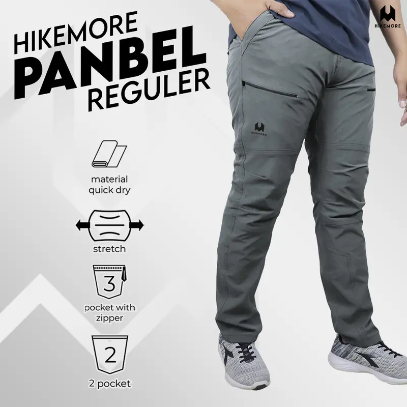 Celana Panjang Quick Dry Hikemore Panbel Reguler 0