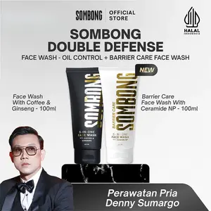 SOMBONG 5 in 1 Face Wash with Coffe & Gingseng 100 ml