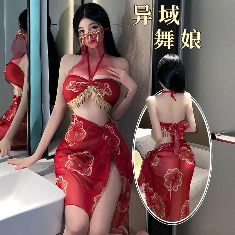 Đồ Lót Gợi Cảm, Áo Ngực Xuyên thấu Cổ Điển Cô Gái Khiêu Vũ Đôn Hoàng, Áo Ống Hanfu Kỳ Lạ Áo Ngủ, Bộ Đồng Phục Hẹn Hò, Bộ 10k Người Thu Thập, Hàng Mới Về Mùa Hè 2025 4