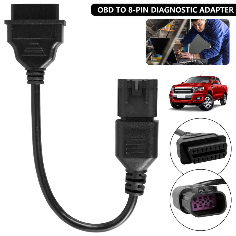 Product Introduction of 16 Pin Female to 8 Pin Diagnostic Adapter Premium Diagnostic Connector Cable Stable Fault Detection Testing Cable Replacement Diagnostic Tool Connector for ATV r2900 20