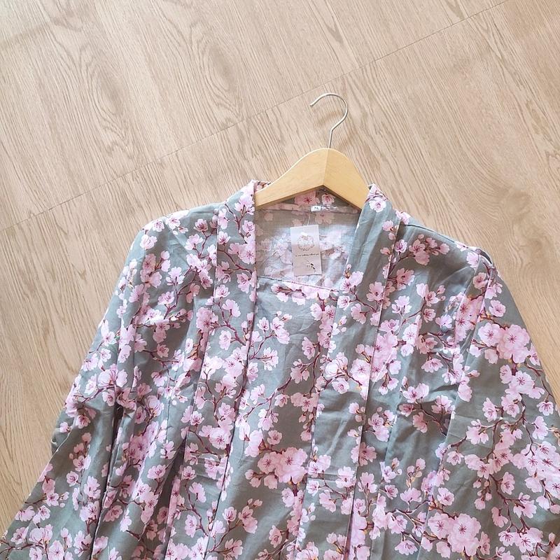 Kebaya Kutubaru Sakura Floral Bunga Cantik Modern Bridesmaids Cotton 8