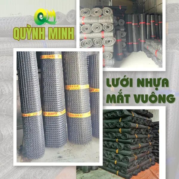 [ 130g lỗ 3cm] 2mx50m - Lưới nhựa nguyên sinh HDPE chiều dài 50m + tặng kèm 100 cái dây rút 3