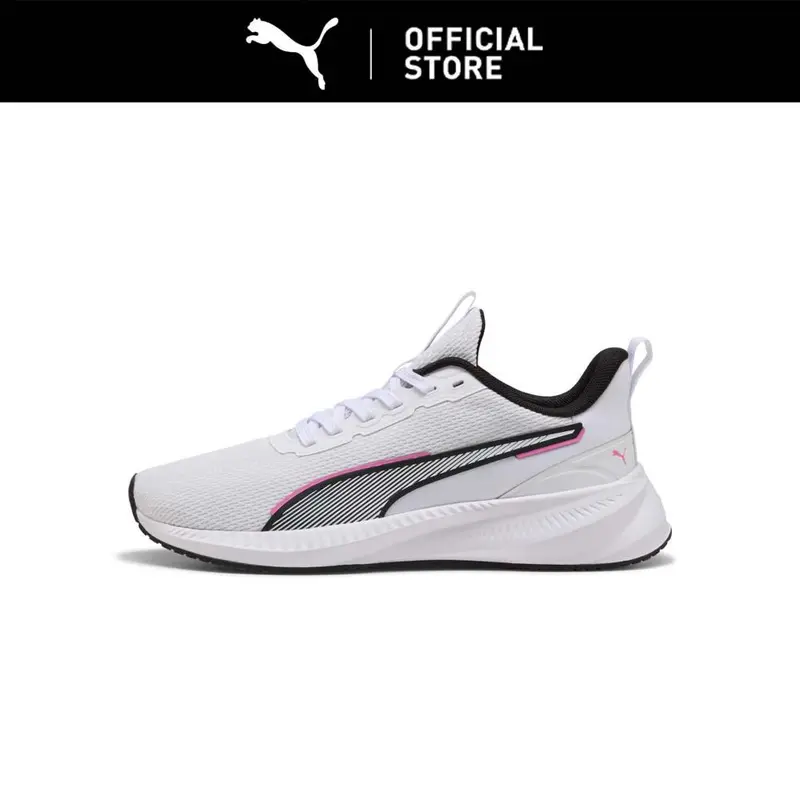 PUMA Sepatu Lari Flyer Lite White-Black-Pink Shop Tokopedia