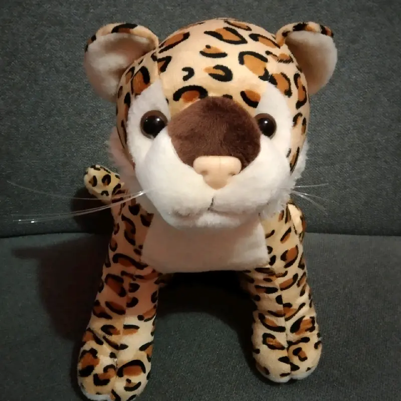 BONEKA KUCING MACAN TUTUL HARIMAU LORENG BELANG COKELAT SINGA SIMBA MAINAN 1