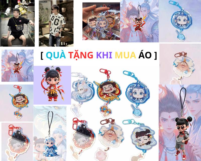 Product Introduction of [ MUA ÁO TẶNG QUÀ ] Áo thun nam nữ tạo kiểu thêu túi caro in chữ Lờ Vờ boy phố , chất vải cotton lạnh co dãn thoáng mát Menswear Cổ Tròn 3