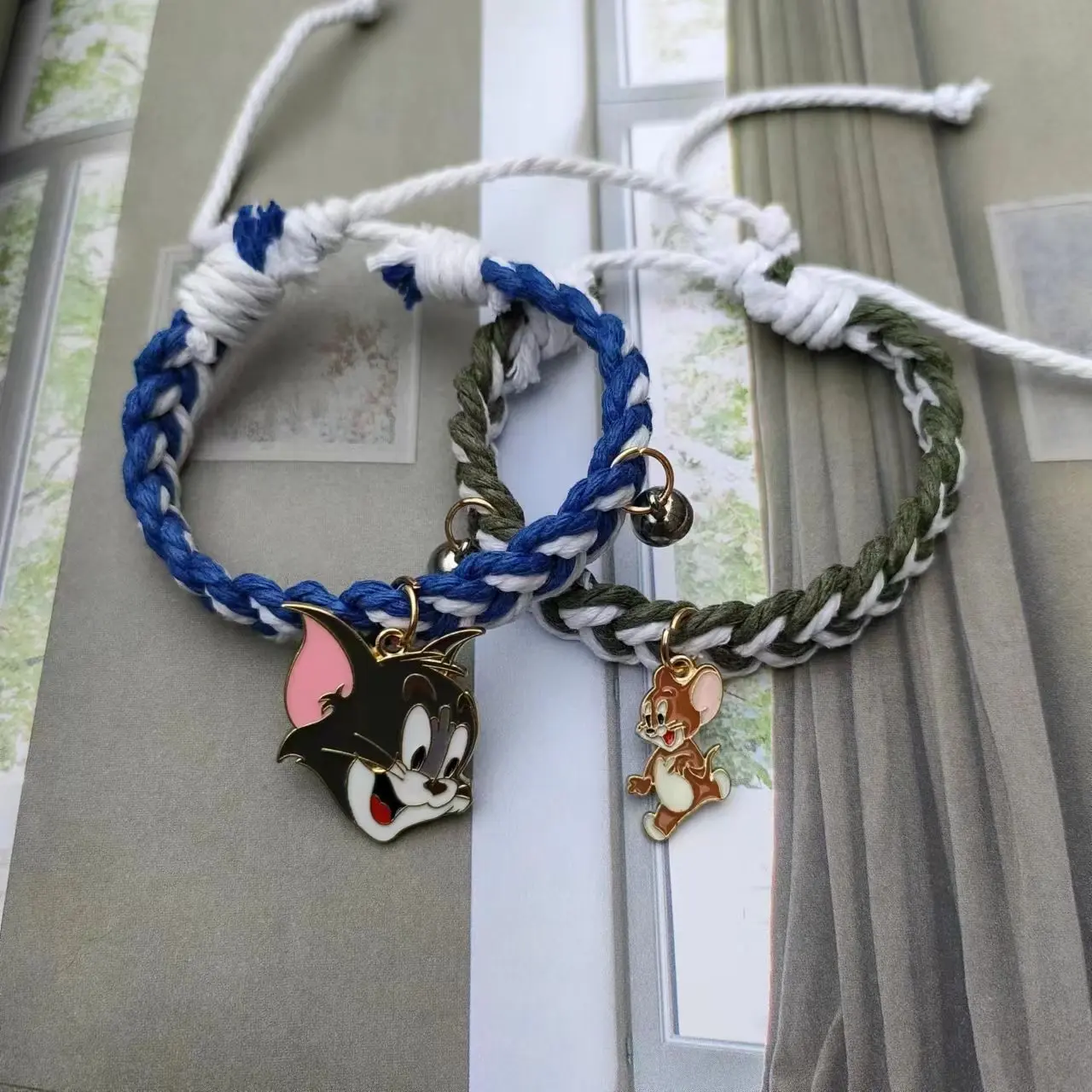 Vòng Tay Cặp Đôi Dệt Tom Và Jerry, Giá Trị Cao, Thu Hút Hoạt Hình Từ Tính, Vòng Tay Có Thể Điều Chỉnh Thích Hợp Cho Bạn Trai Và Bạn Thân, Năm 2025