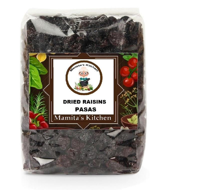 Dried Sultana Raisins - sweet and seedless 250 grams, 100 grams ...